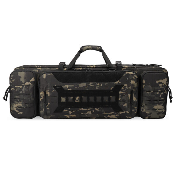 VOTAGOO Double Rifle Case Gun Bag, Safely Long-Barrel Firearm Transportation Cases  Locks, All-Weather Soft Tactical Range Bag Ackpack For Shotgun Spacious Heavy Duty - Image 4