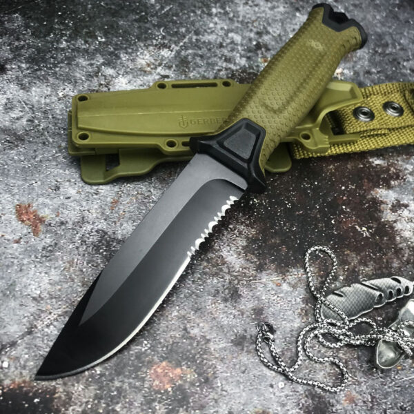 Outdoor Survival Multi-functional Knife Outdoor Tactical Straight Knife - Image 6