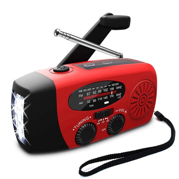 Solar or Hand Crank radio/flashlight