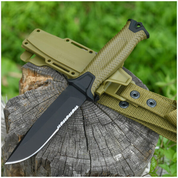 Outdoor Survival Multi-functional Knife Outdoor Tactical Straight Knife - Image 2