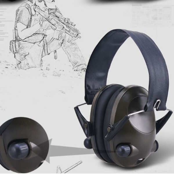 Military Pickup And Anti-noise Tactical Adjustable Earphones - Image 5