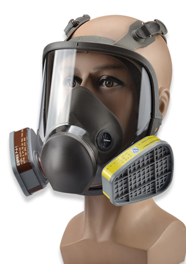 Rubber Large Vision Gas Full Mask MF16 Mask - Image 3